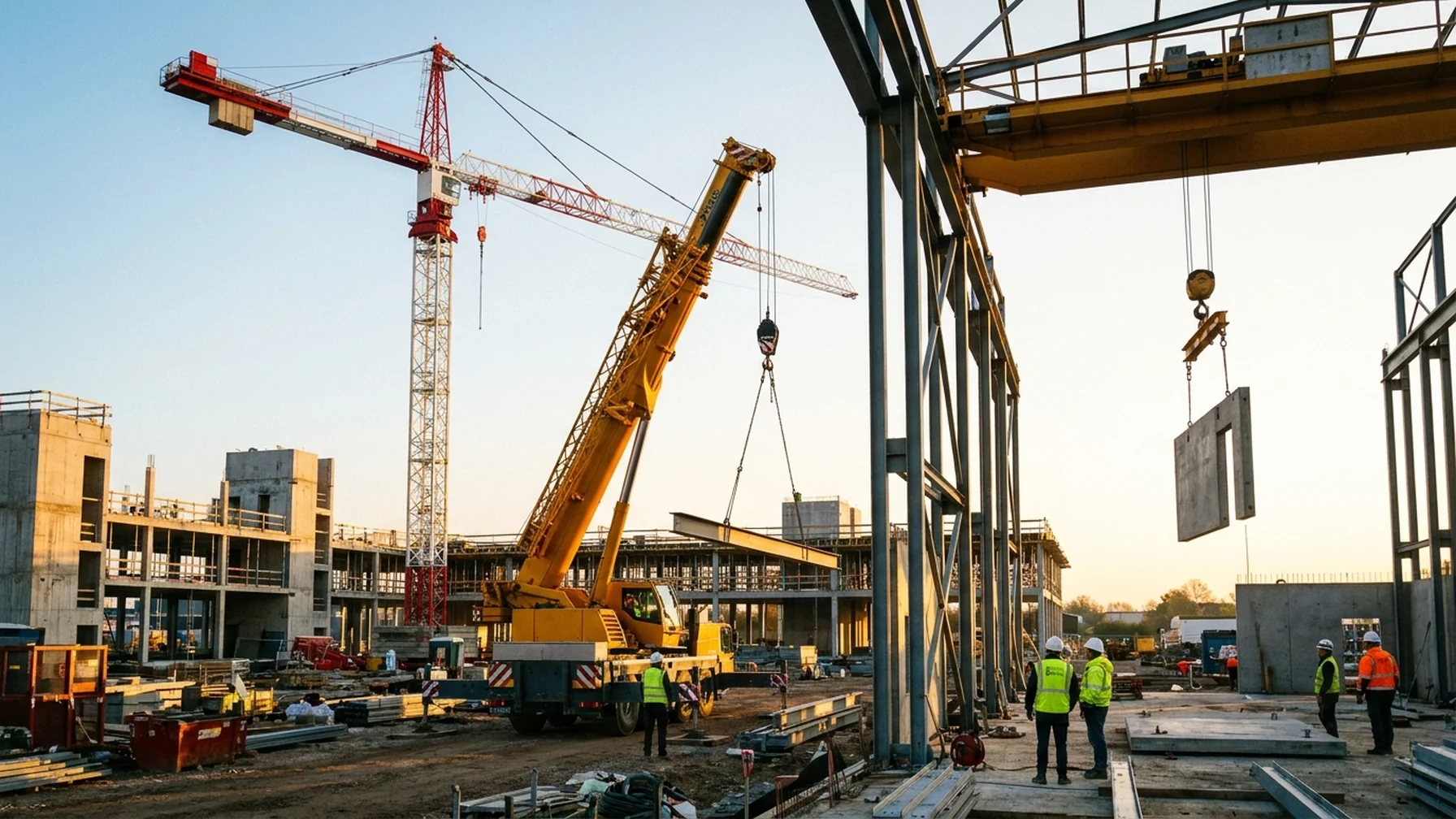 Types of Cranes for Construction and Their Uses